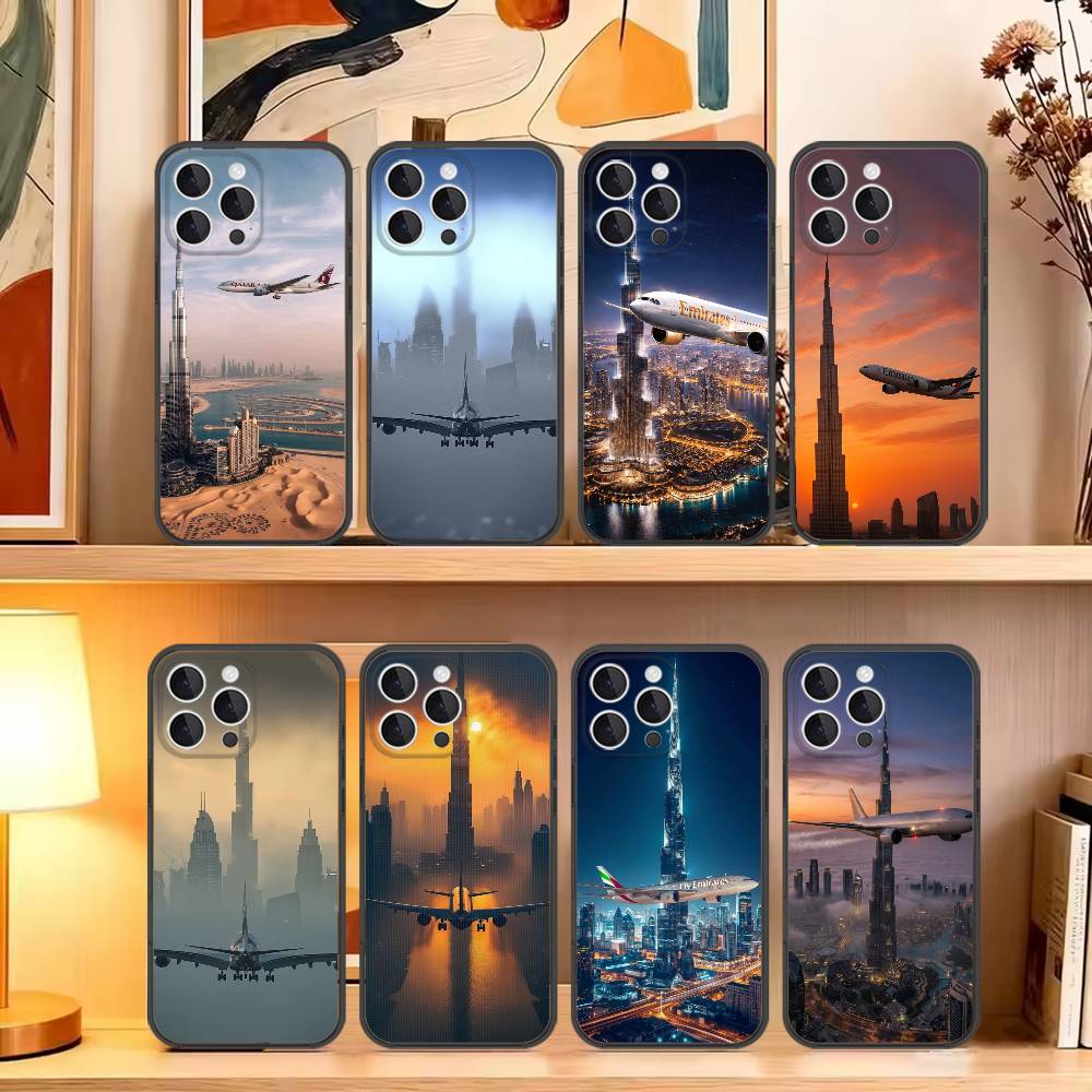 Phone Cases Dubai - Casing HP Pesawat Terbang Dubai Burj