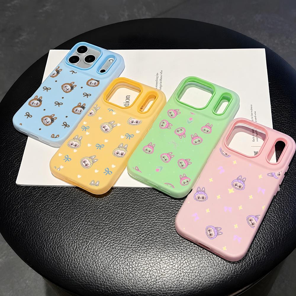 Phone Cases With Card Holder - Casing HP Labubu Kartun Lucu Keren