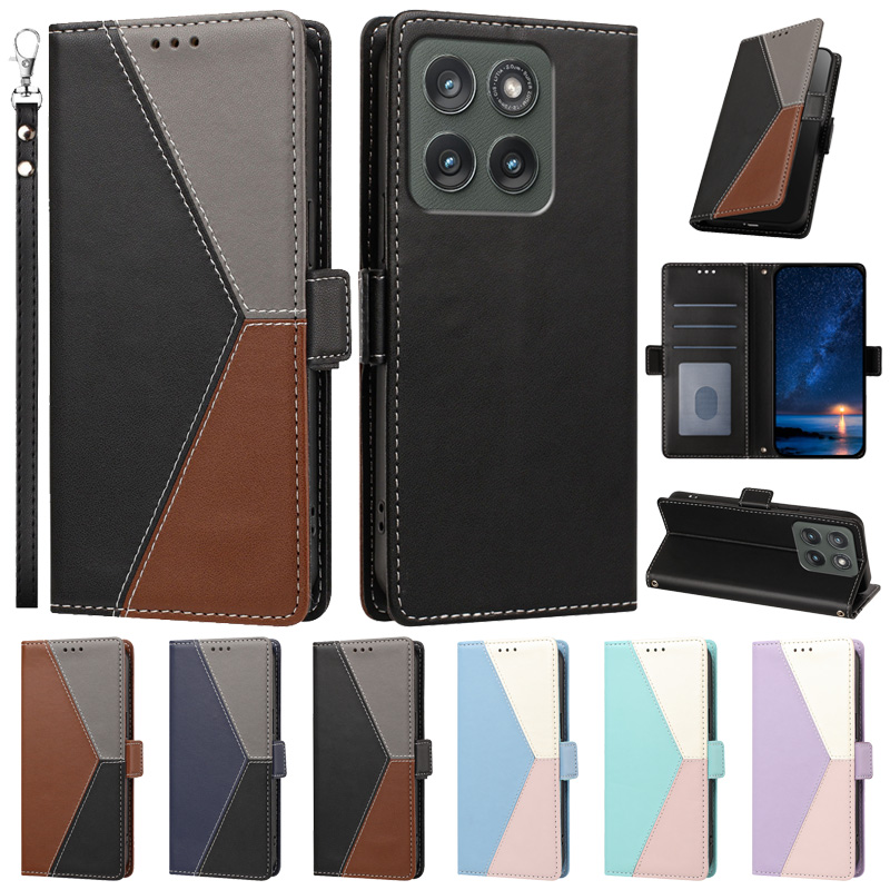 Phone Cases Motorola Edge 2025 - Casing Kulit Magnetik untuk Motorola Edge
