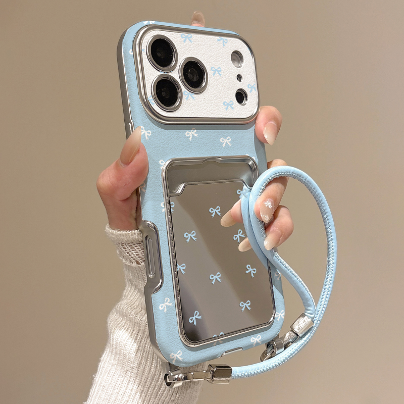 Phone Cases With Loop - Casing Ponsel Lucu Motif Pita Biru