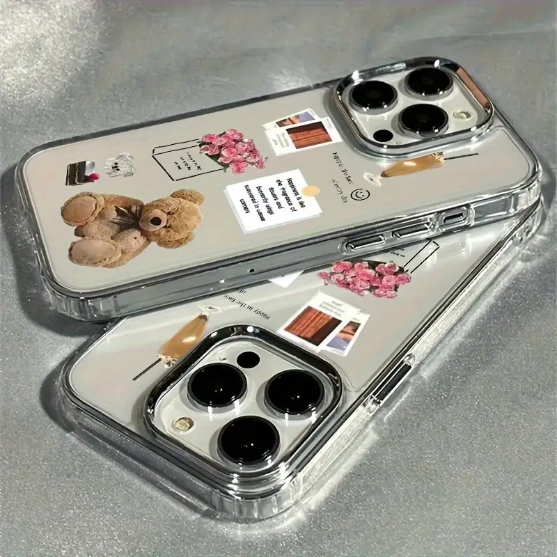 Phone Cases With Pictures - Casing Ponsel Foto Kolase Beruang Teddy