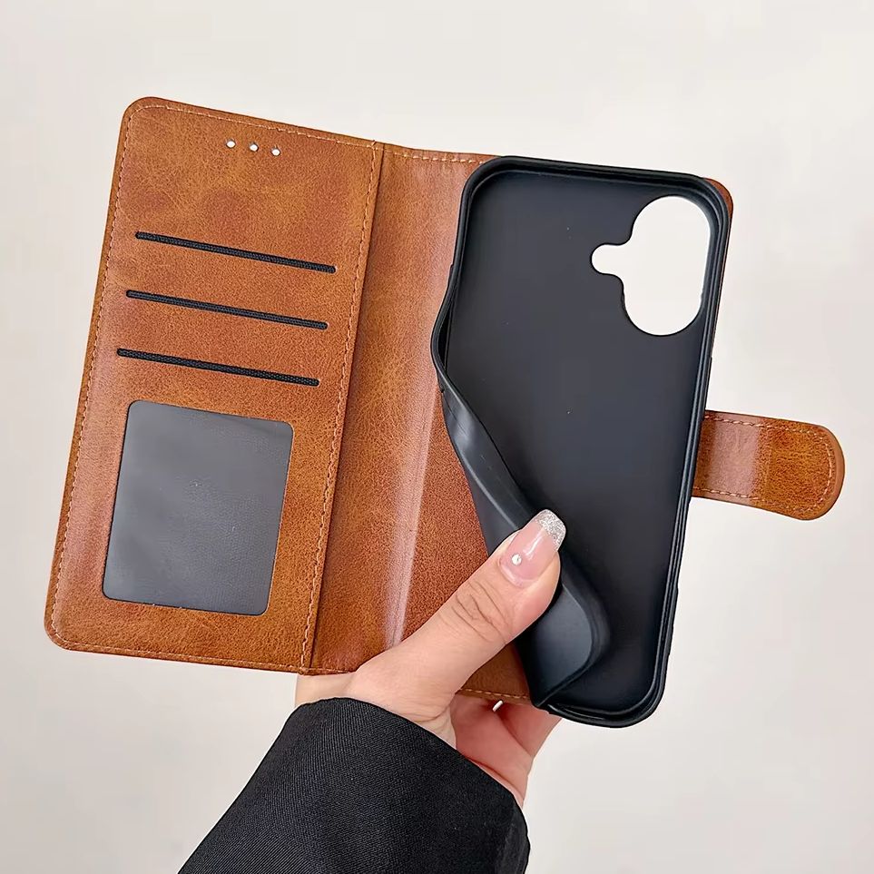 Flip Leather Case - Casing HP Kulit PU Model Flip