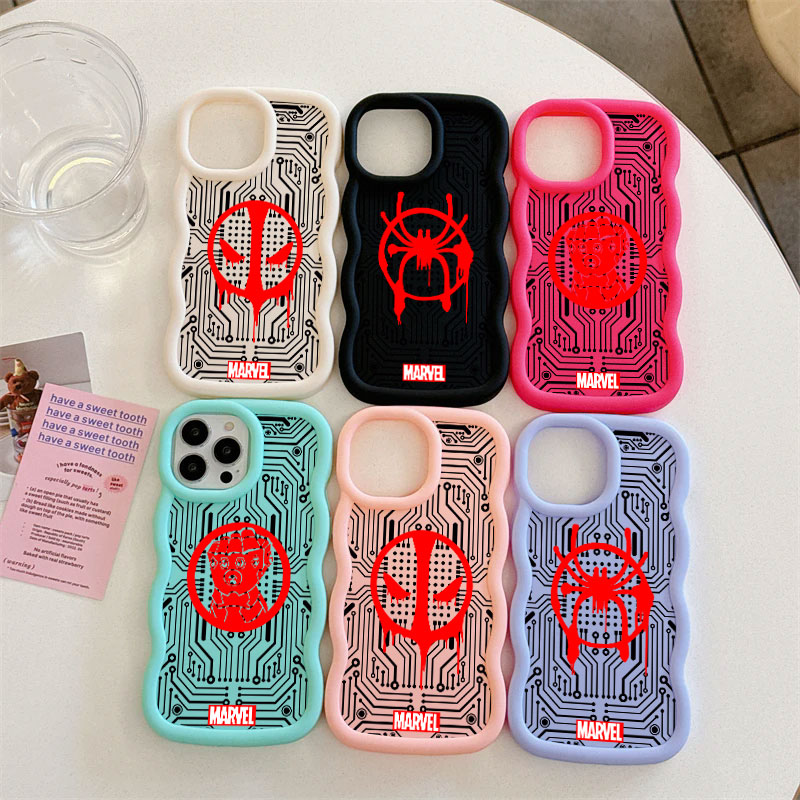 Phone Cases Men - Casing HP Warna Permen Marvel Deadpool
