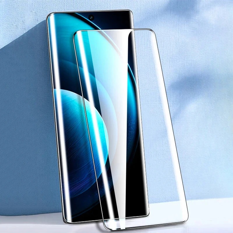 Vivo V40 - Kaca Tempered asli melengkung lem penuh