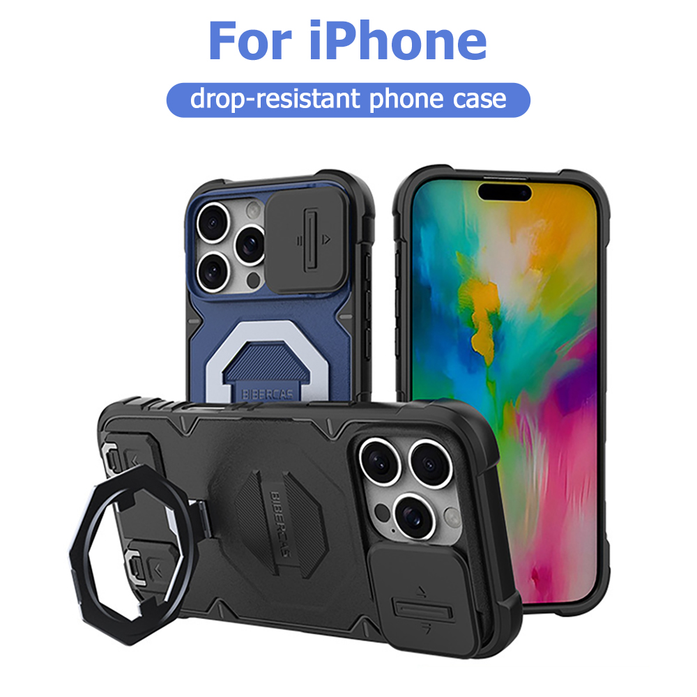 Phone Cases With Loop - Casing Ponsel Magnetik Ring Kickstand Untuk
