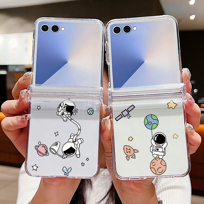 Phone Cases Z Fold 7 - Casing Ponsel Lipat Pola Astronot untuk