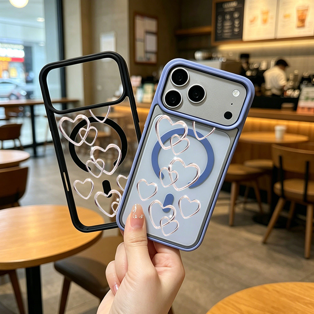 Phone Cases With Magsafe - Casing Ponsel Bening Anti Selip untuk