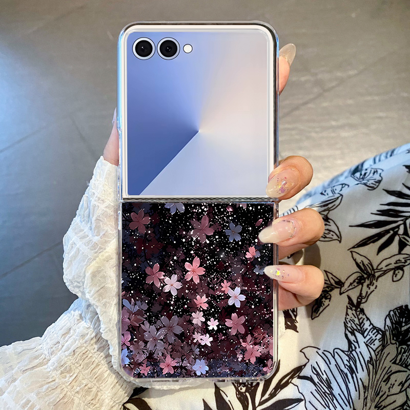 Phone Cases Z Fold 7 - Casing Ponsel Bunga Sakura untuk Samsung