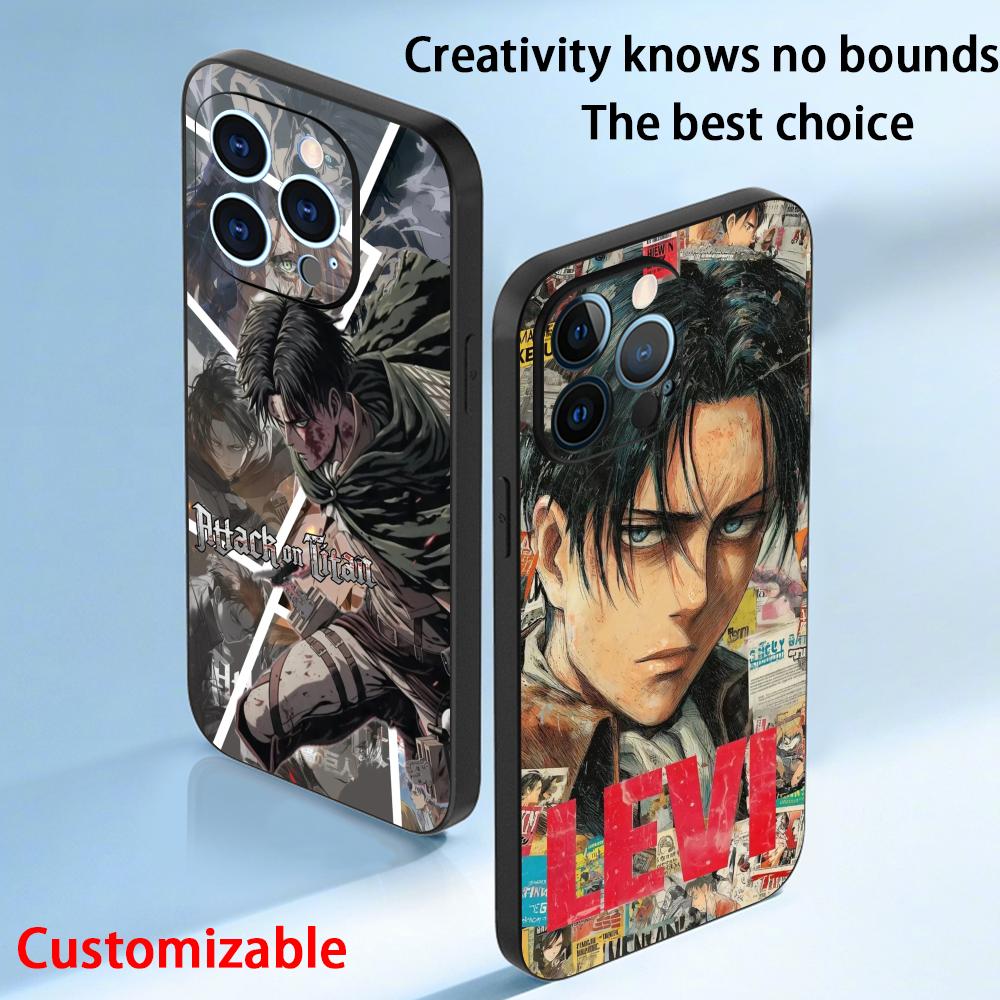 Phone Cases Men - Casing HP Levi Ackerman Motif Anime