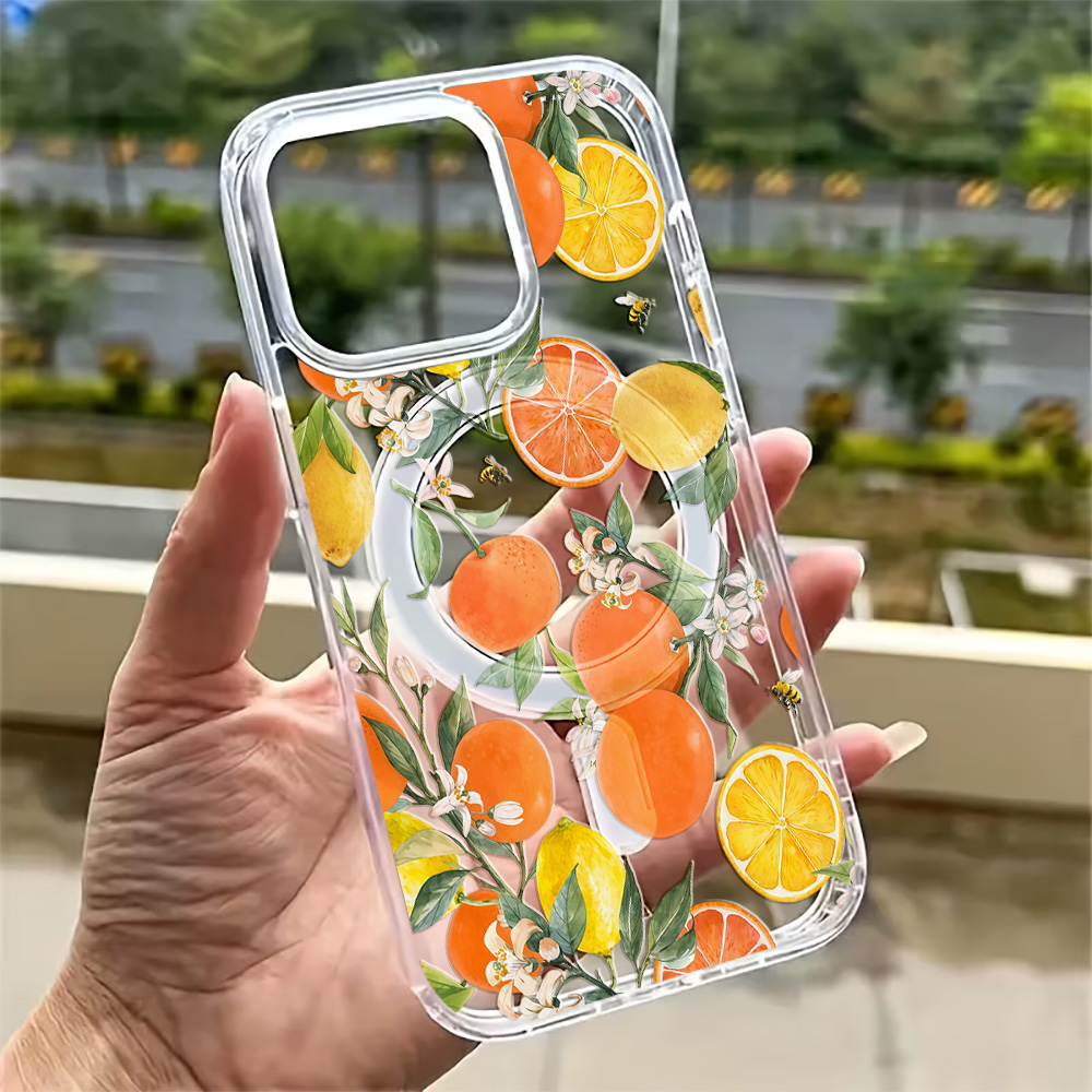 Phone Cases With Magsafe - Casing Ponsel Lemon Musim Panas untuk