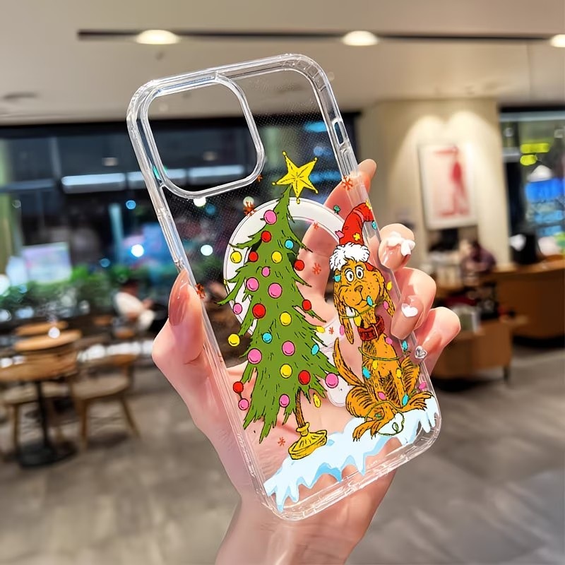 Phone Cases With Magsafe - Casing Ponsel Tema Natal Anak Anjing