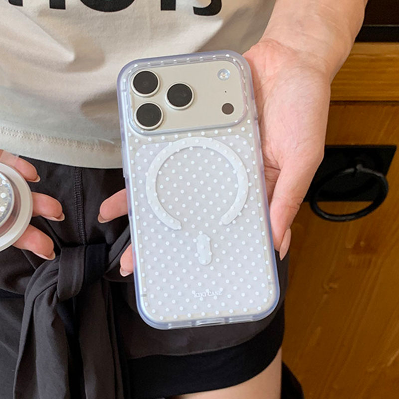 Phone Cases Polka Dot - Casing Ponsel Minimalis Motif Polka Dot