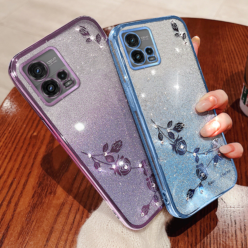 Phone Cases Motorola Edge 2025 - Casing Bunga Berlapis untuk Motorola Moto