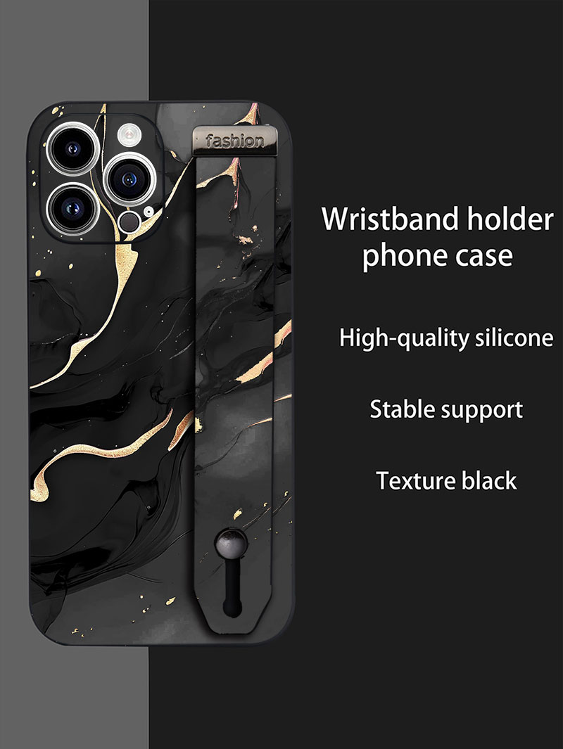 Phone Cases With Loop - Casing Handphone Silikon Cair Mewah Motif