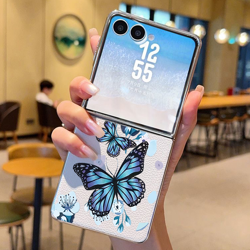 Casing Ponsel Kulit PU Kupu-ku - Phone Cases Z Fold 7 ulasan dan harga
