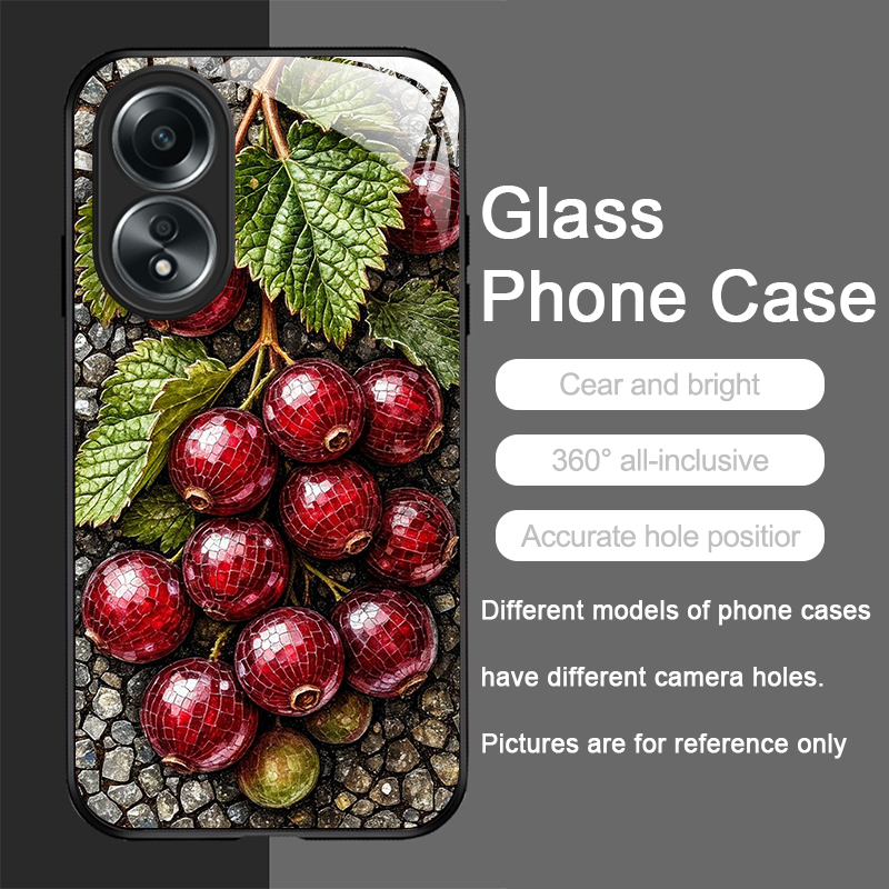 Casing Ponsel Kaca Tempered Po - Phone Cases Oppo ulasan dan harga