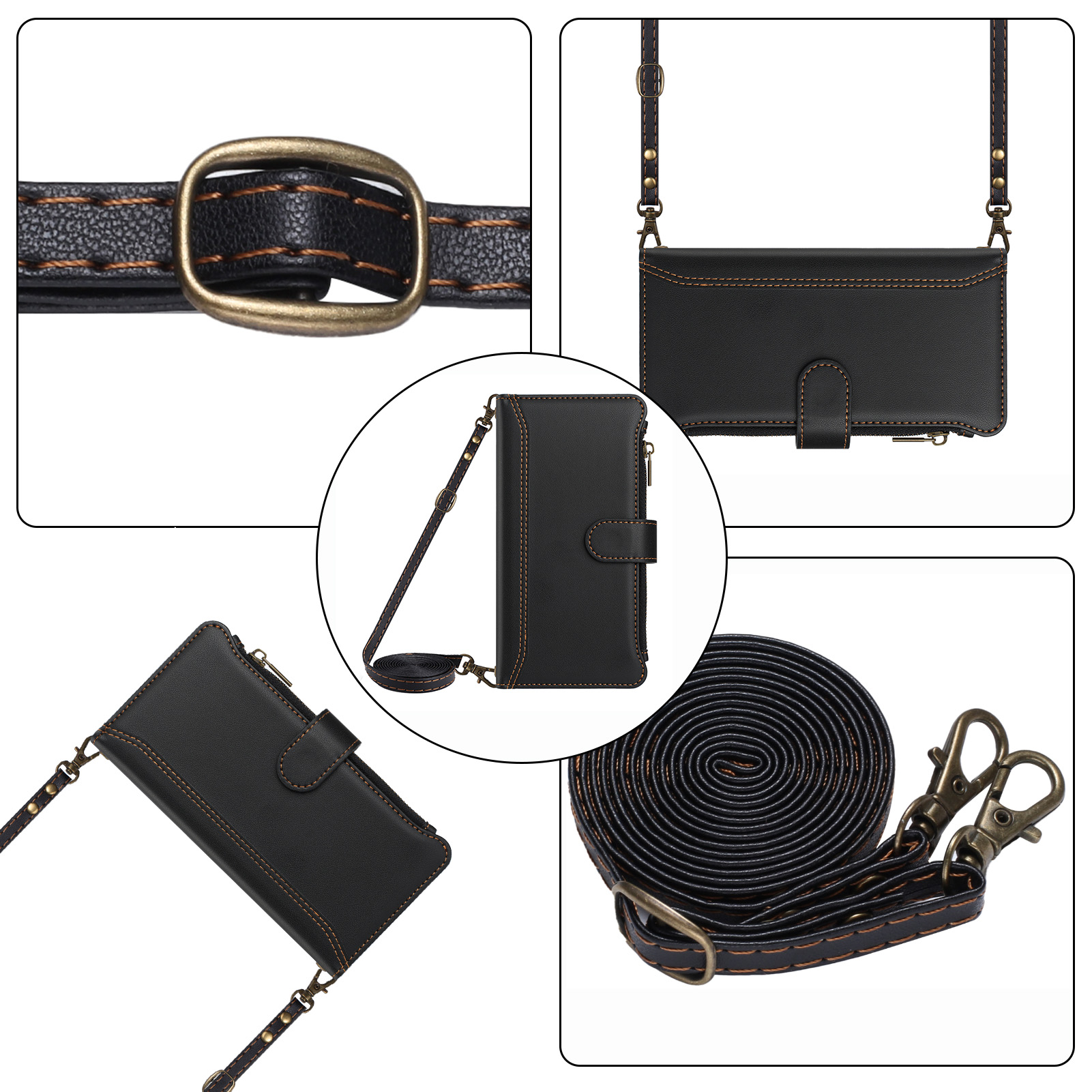 Casing Ponsel Dompet Flip Kuli - Flip Leather Case ulasan dan harga