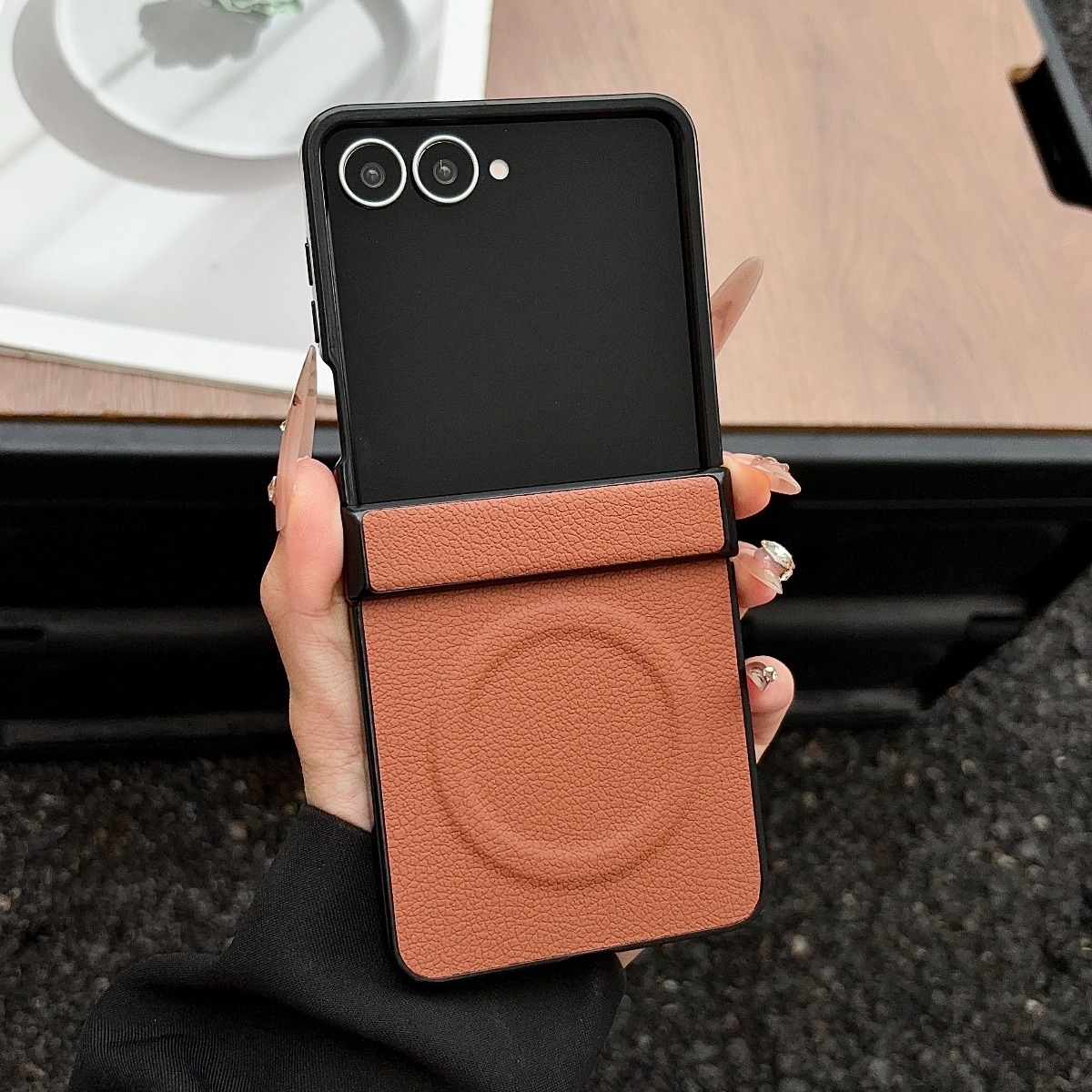 Magnetik Kulit Mewah untuk Sam - Flip Leather Case ulasan dan harga