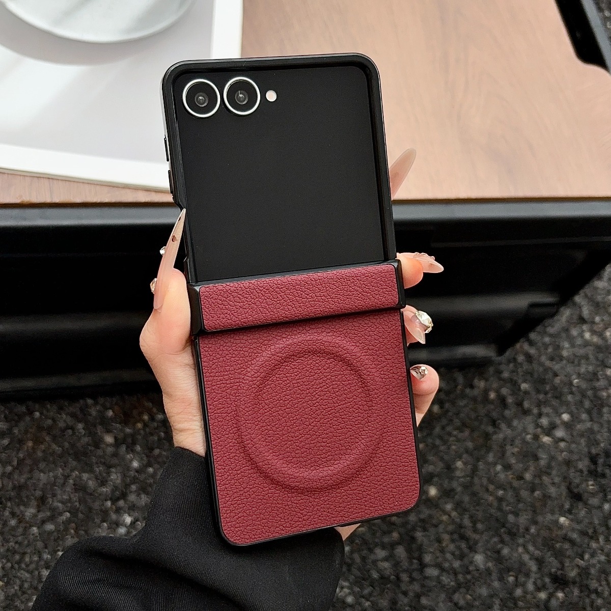 Magnetik Kulit Mewah untuk Sam - Flip Leather Case ulasan dan harga