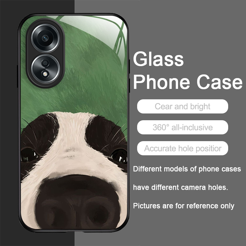 Casing Ponsel Kaca Temper Berd - Phone Cases Oppo ulasan dan harga