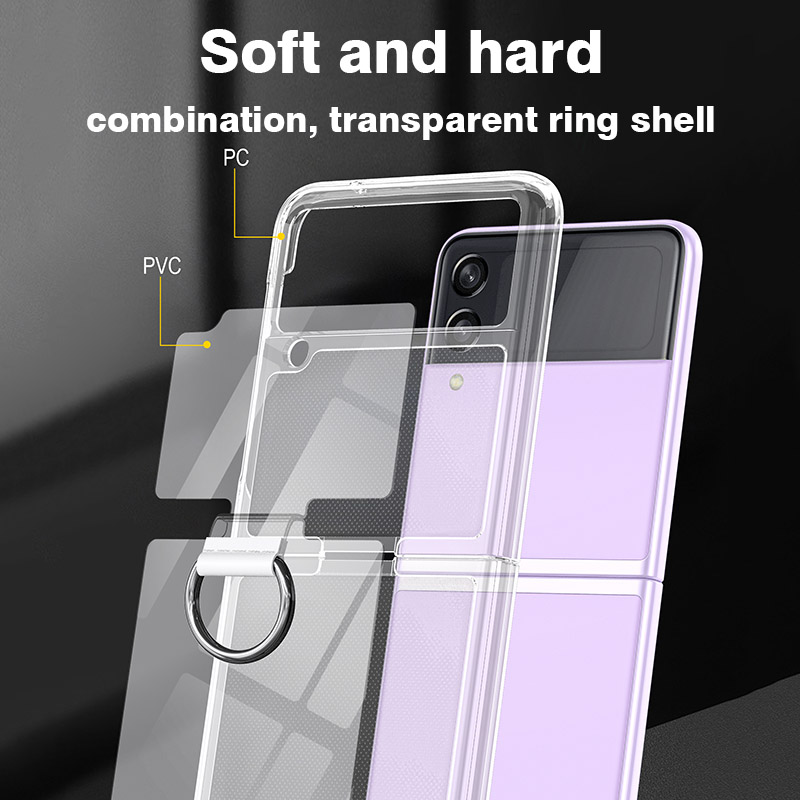 Casing Transparan Anti Guncang - Flip Leather Case ulasan dan harga