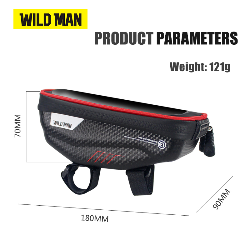 WILD MAN tas sepeda 6.0 inci,  - Phone Cases Youtube ulasan dan harga
