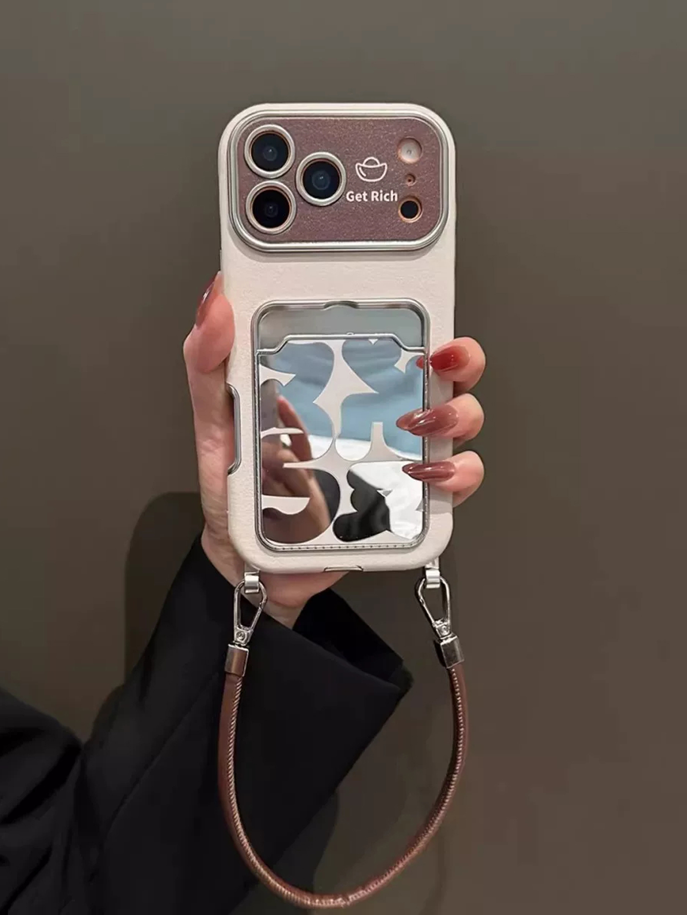 Casing Ponsel Kulit Mewah deng - Phone Cases With Card Holder ulasan dan harga