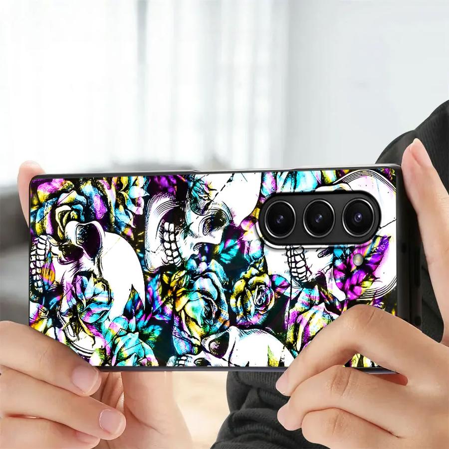 Casing Seni Tengkorak untuk Sa - Phone Cases Z Fold 7 ulasan dan harga