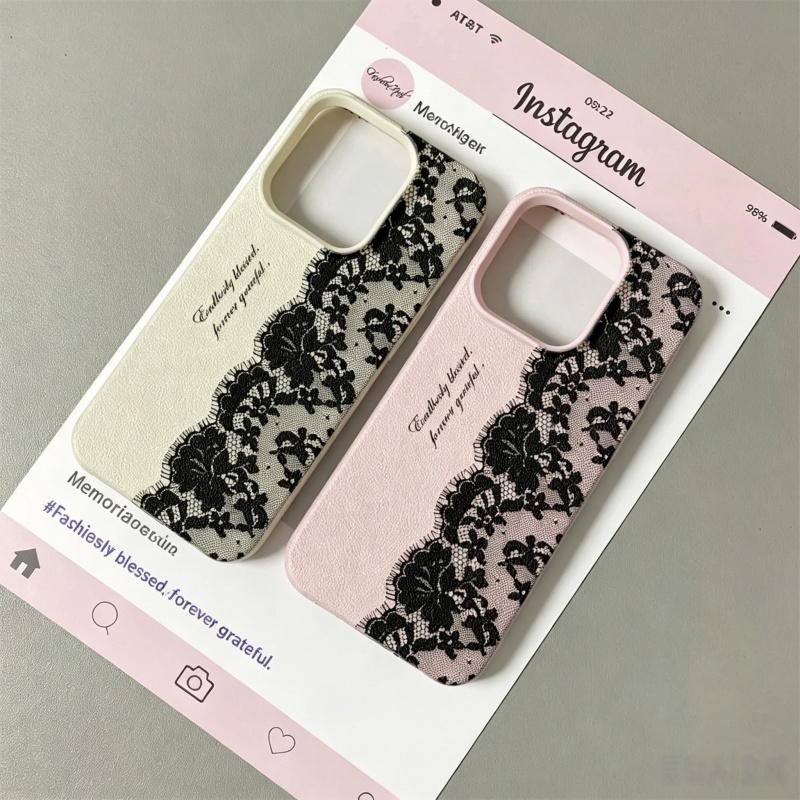 Casing Ponsel Pola Renda Hitam - Phone Cases Motorola Edge 2025 ulasan dan harga