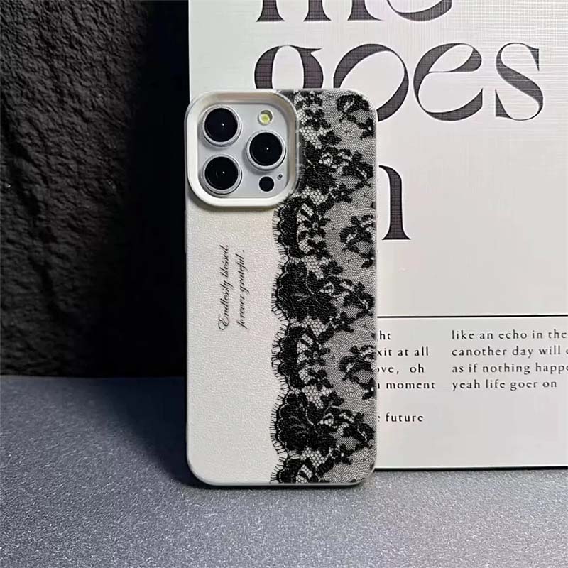 Casing Ponsel Pola Renda Hitam - Phone Cases Motorola Edge 2025 ulasan dan harga