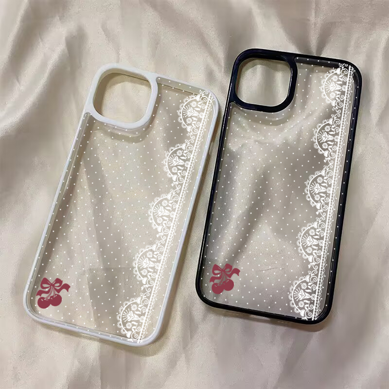 Casing Ponsel Lucu Motif Cherr - Phone Cases Polka Dot ulasan dan harga