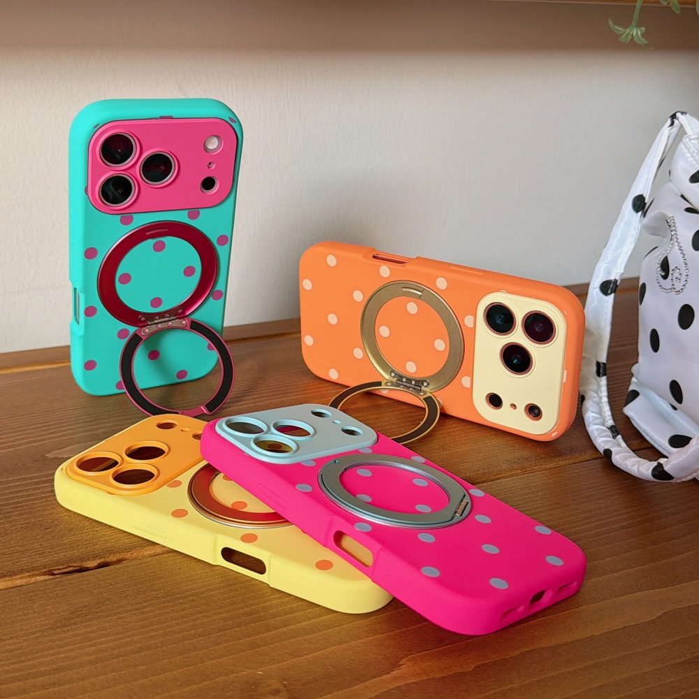 INS Polka Dot Magnetik 360 °   - Phone Cases Polka Dot ulasan dan harga