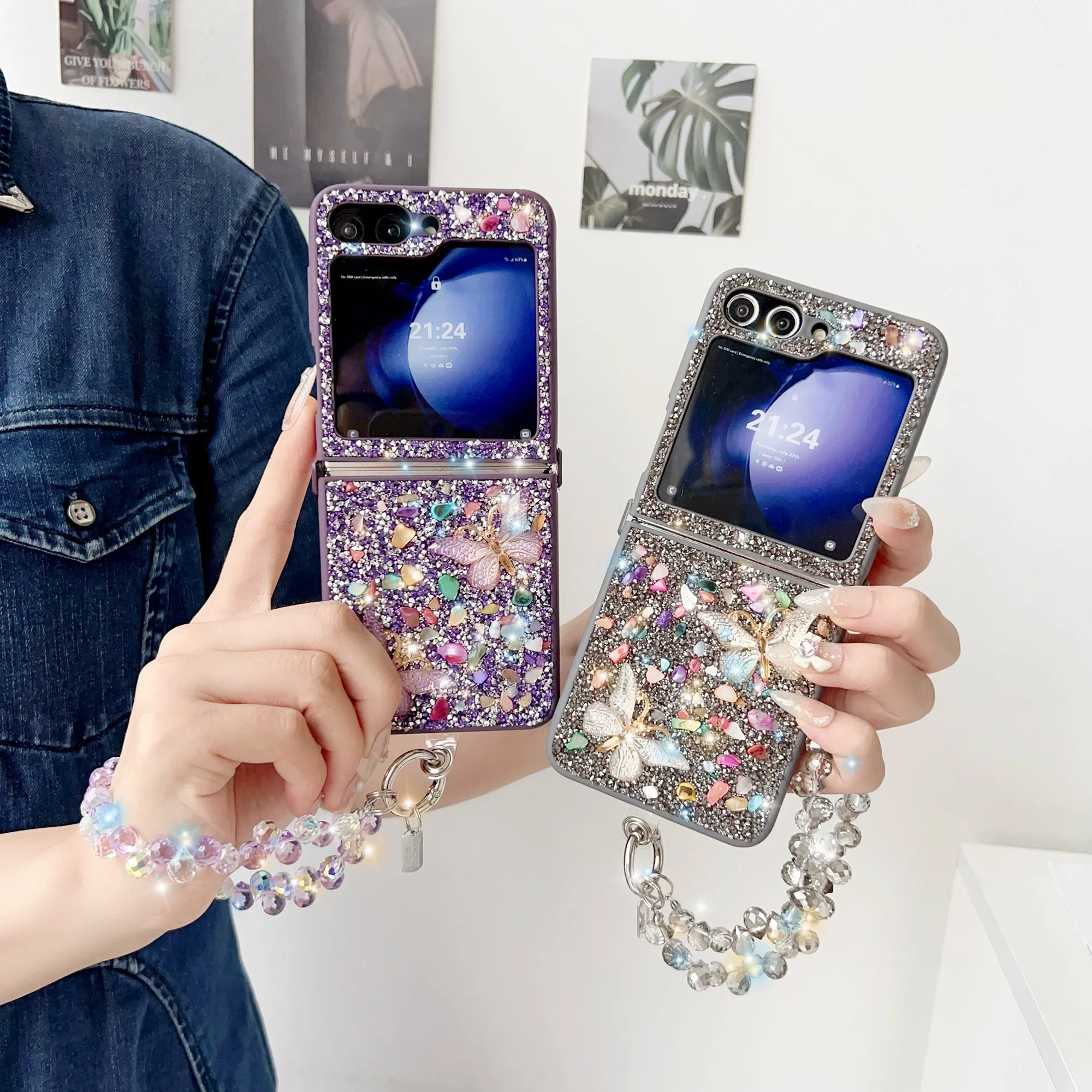 Casing Ponsel Glitter Mewah un - Phone Cases With Loop ulasan dan harga