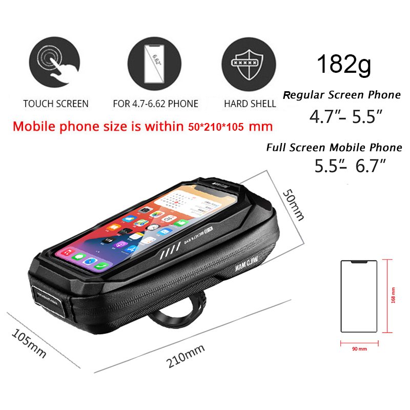 Tas Tabung Atas Depan Sepeda T - Phone Cases Youtube ulasan dan harga