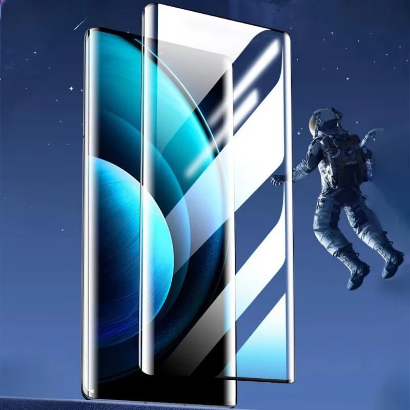 Kaca Tempered asli melengkung  - Vivo V40 ulasan dan harga