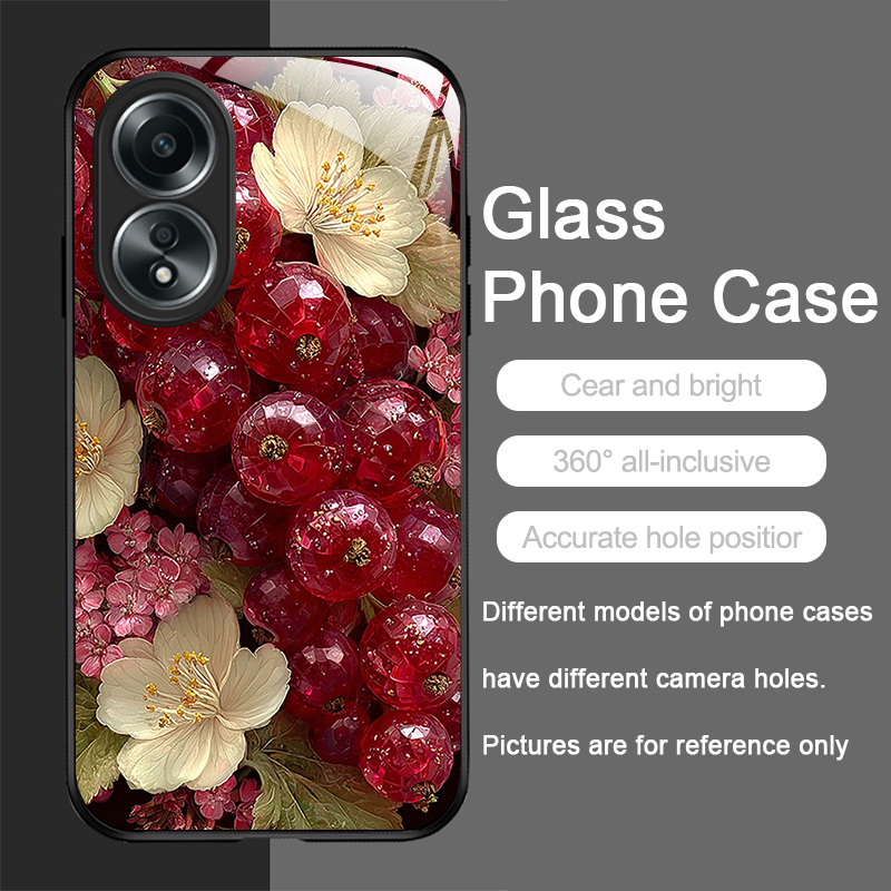 Casing Ponsel Kaca Tempered Ce - Phone Cases Oppo ulasan dan harga