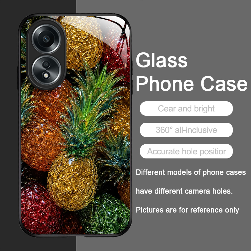 Casing Ponsel Kaca Tempered Ce - Phone Cases Oppo ulasan dan harga