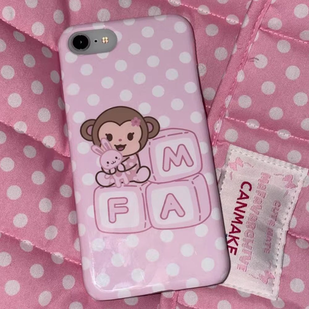 Casing HP Motif Monyet Kecil L - Phone Cases Polka Dot ulasan dan harga