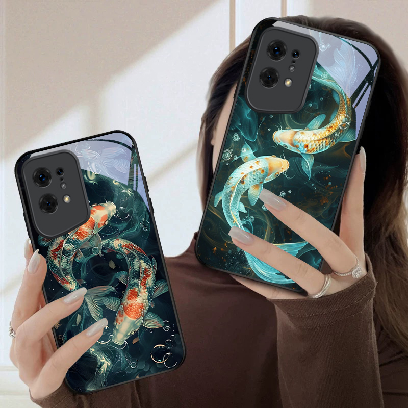 Dua Ikan Bermain di Air untuk  - Phone Cases Oppo ulasan dan harga