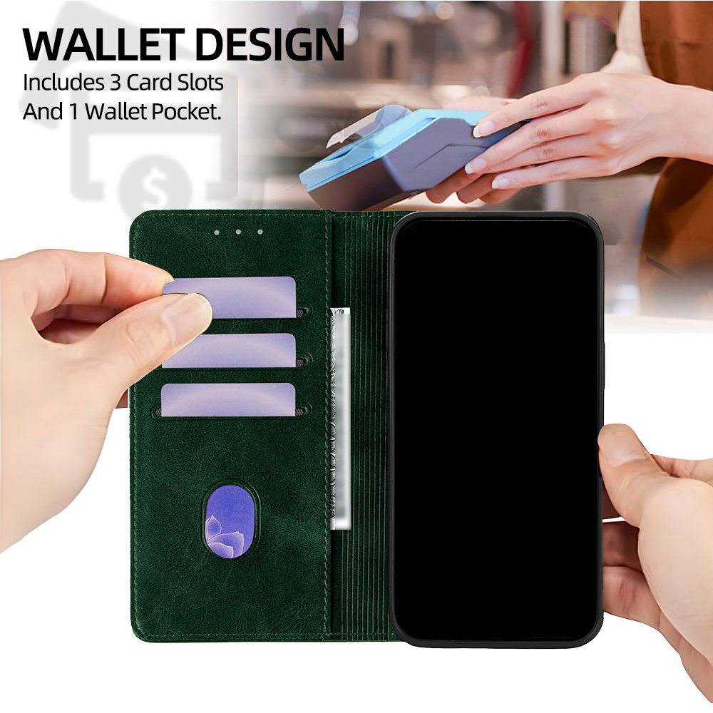 Casing Dompet Kulit Magnetik P - Flip Leather Case ulasan dan harga