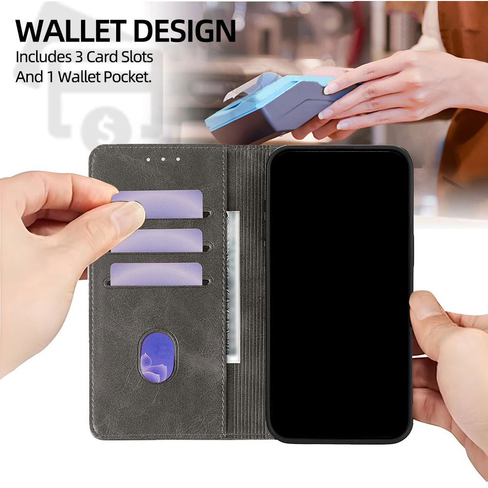 Casing Kulit Motif Kupu-kupu A - Flip Leather Case ulasan dan harga