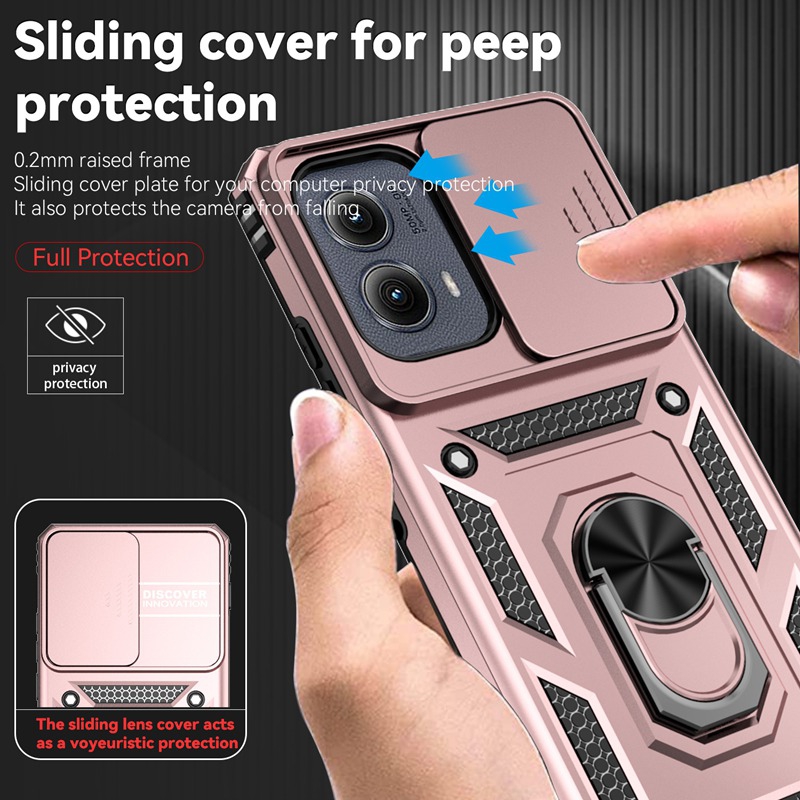 360 °   Casing Ring Stand untu - Phone Cases Motorola Edge 2025 ulasan dan harga