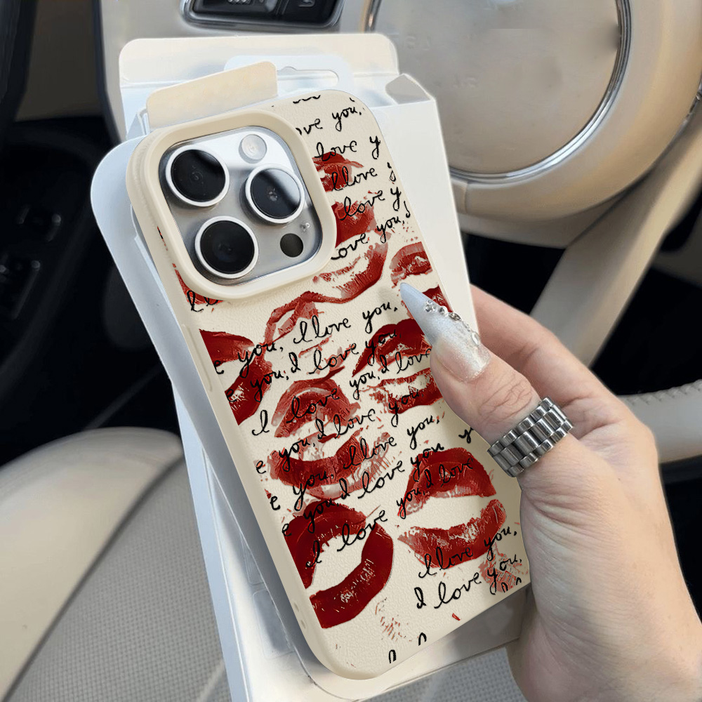 Casing Ponsel Kulit Merah Cera - Phone Cases Unique ulasan dan harga