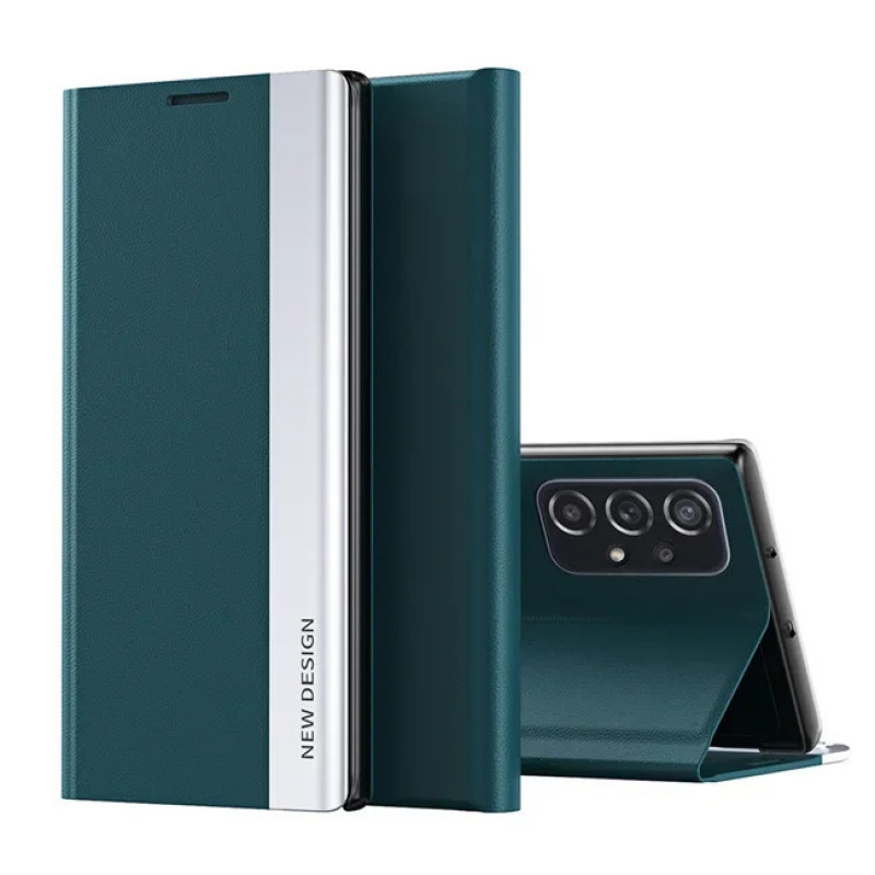Casing Ponsel Kulit Mewah Mode - Flip Leather Case ulasan dan harga