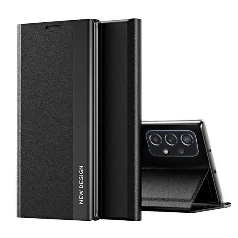 Casing Ponsel Kulit Mewah Mode - Flip Leather Case ulasan dan harga