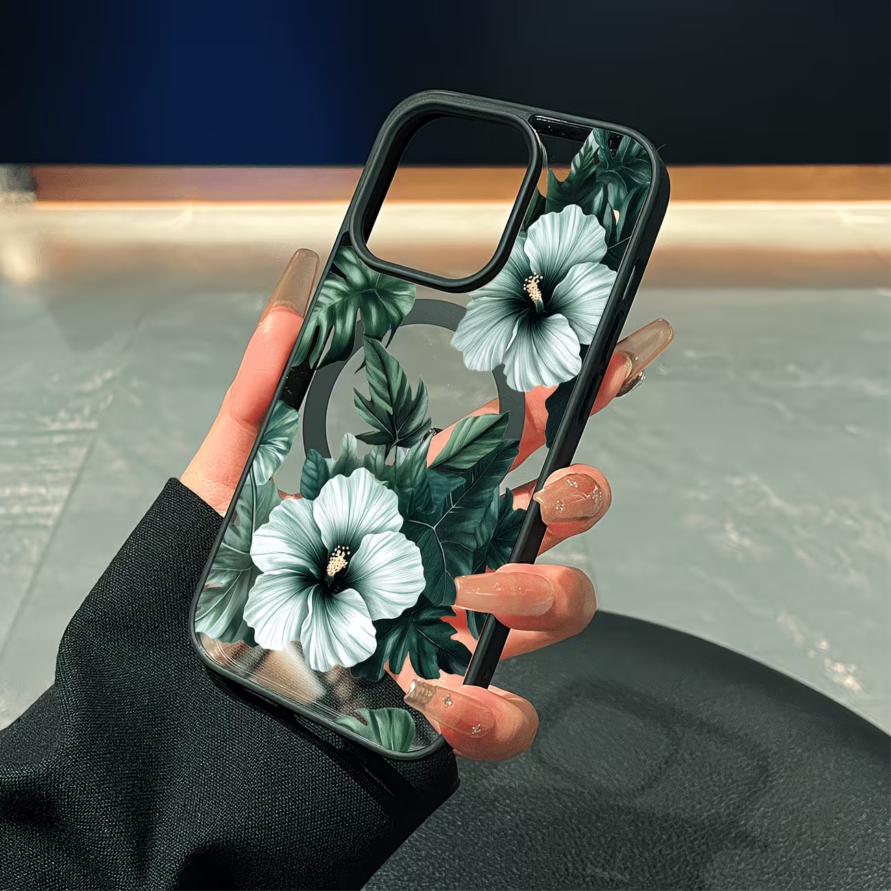 Casing Ponsel Motif Bunga Hija - Phone Cases With Magsafe ulasan dan harga