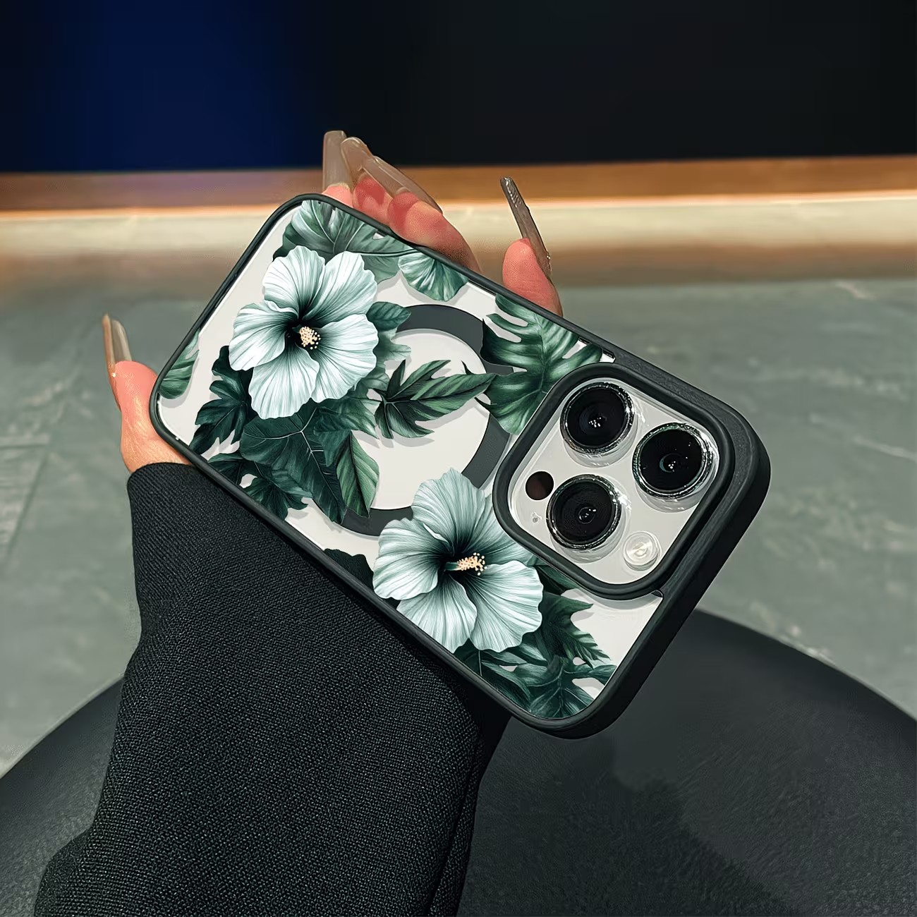 Casing Ponsel Motif Bunga Hija - Phone Cases With Magsafe ulasan dan harga