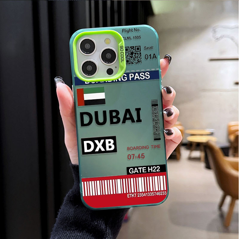 Casing HP Tiket Boarding Pass  - Phone Cases Dubai ulasan dan harga