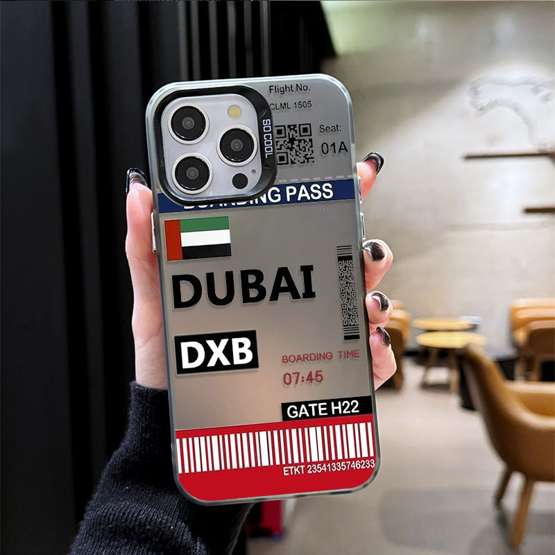 Casing HP Tiket Boarding Pass  - Phone Cases Dubai ulasan dan harga