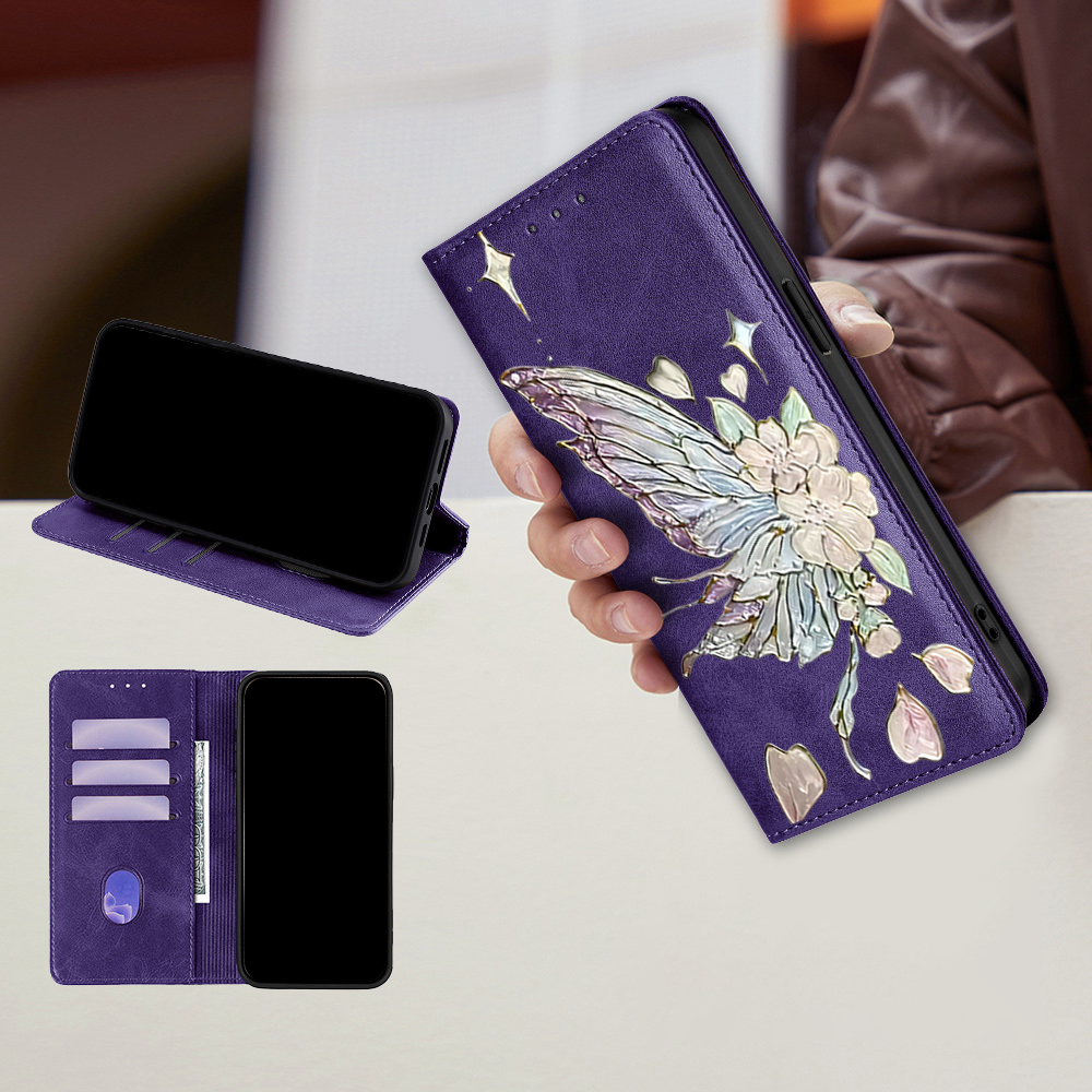 Casing Dompet Kulit Lipat Magn - Flip Leather Case ulasan dan harga